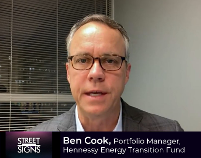 CNBC, “Ben Cook, Hennessy Funds on potential for energy equities”